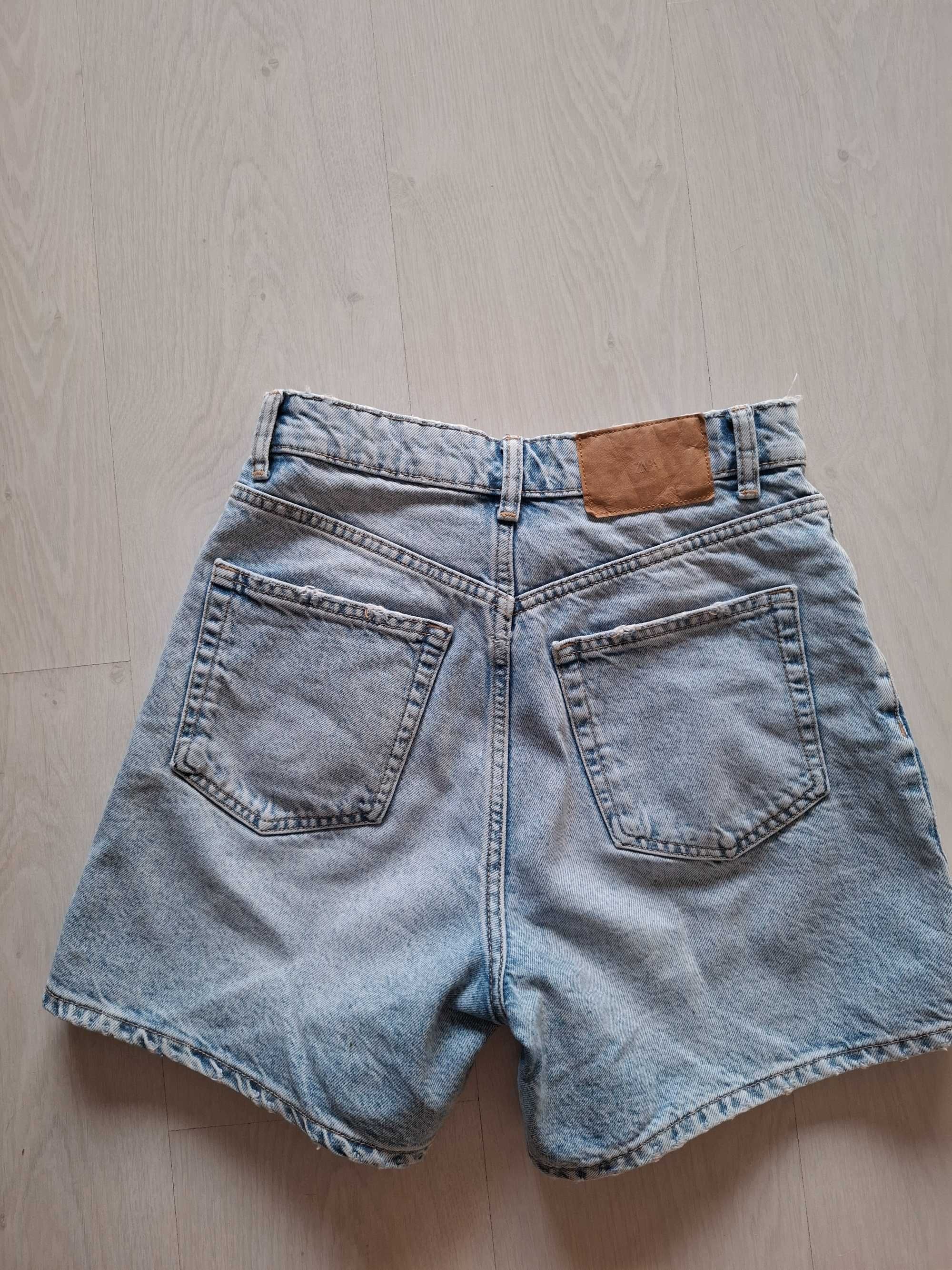 Дамски къси дънки ZARA