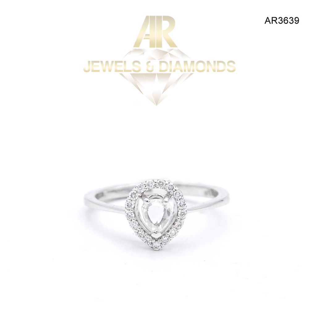 Inel Aur Alb cu Diamante model nou deosebit ARJEWELS(AR3639)
