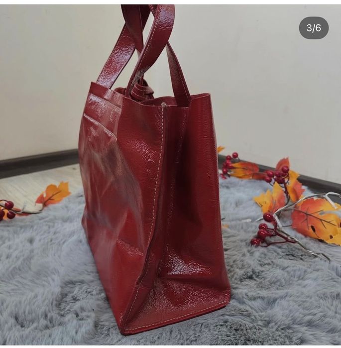 Furla чанта естествена кожа