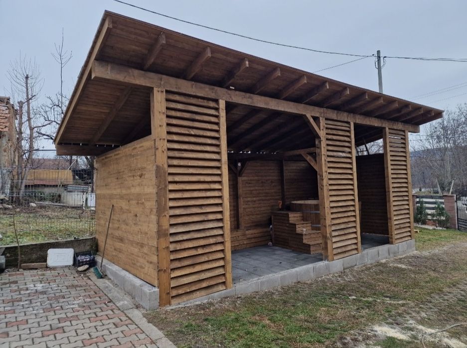 Executăm la comanda clientului foișoare terase pergole căsuțe de vacan