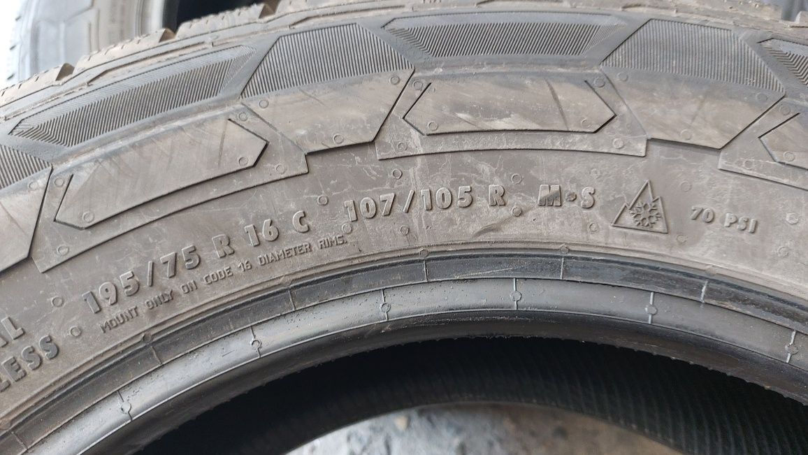 Гуми за Бус 195/75/16 C Continental VanContactWinter 4 броя