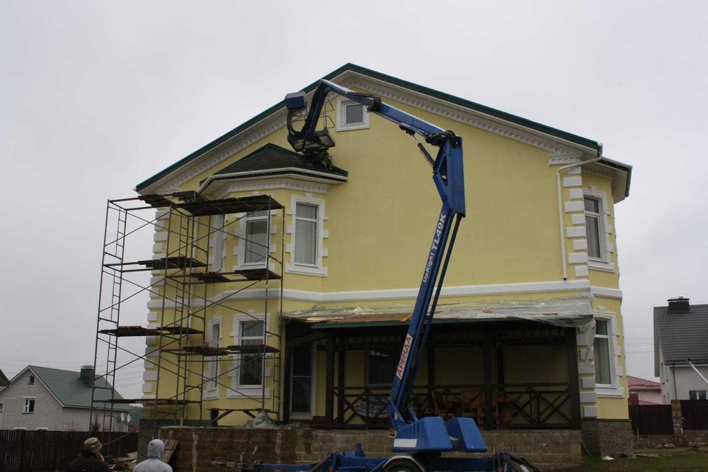 Покраска стен, покраска домов, безвоздушная покраска стен,потолков
