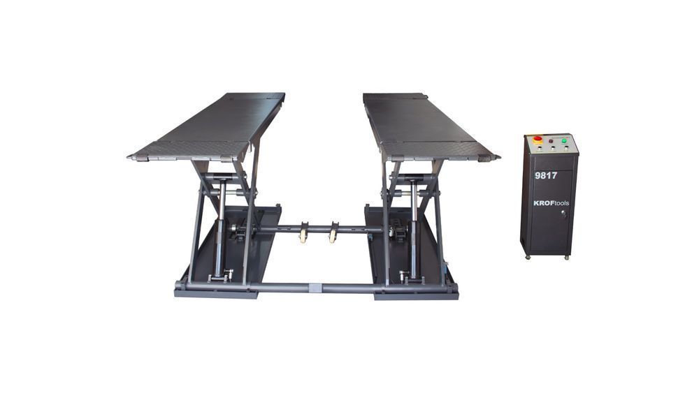 Elevator foarfeca mobil pentru vulcanizare 3tone 220v + ulei gratis