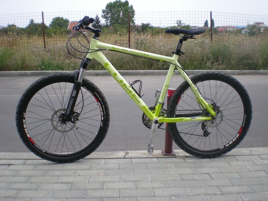 Bicicleta CUBE Ltd Pro MTB 26" Cube  culoare Milky/Green , 27 viteze