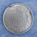 Moneda 100 lei cu Regele Mihai 1943