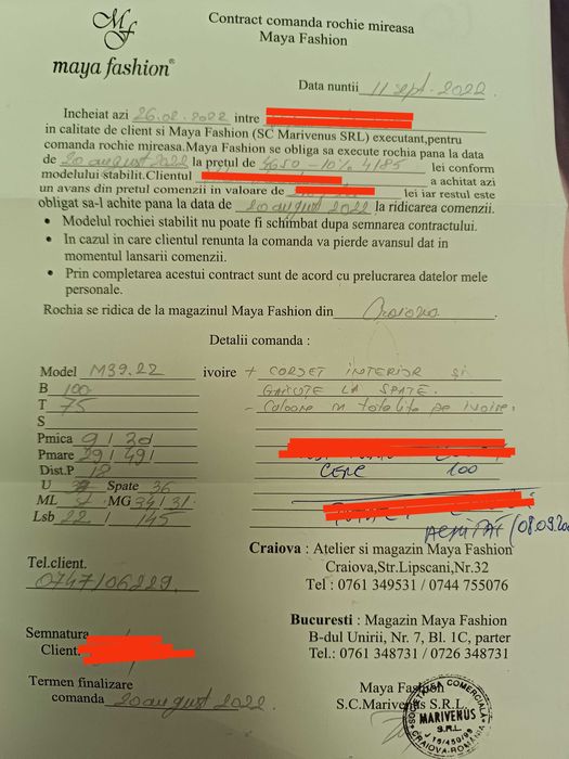 Rochie Mireasa Maya fashion