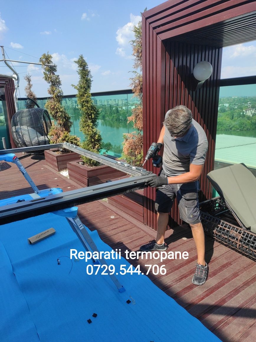 Reparatii termopane Voluntari-Pipera revizii reglaje ,plase insecte.