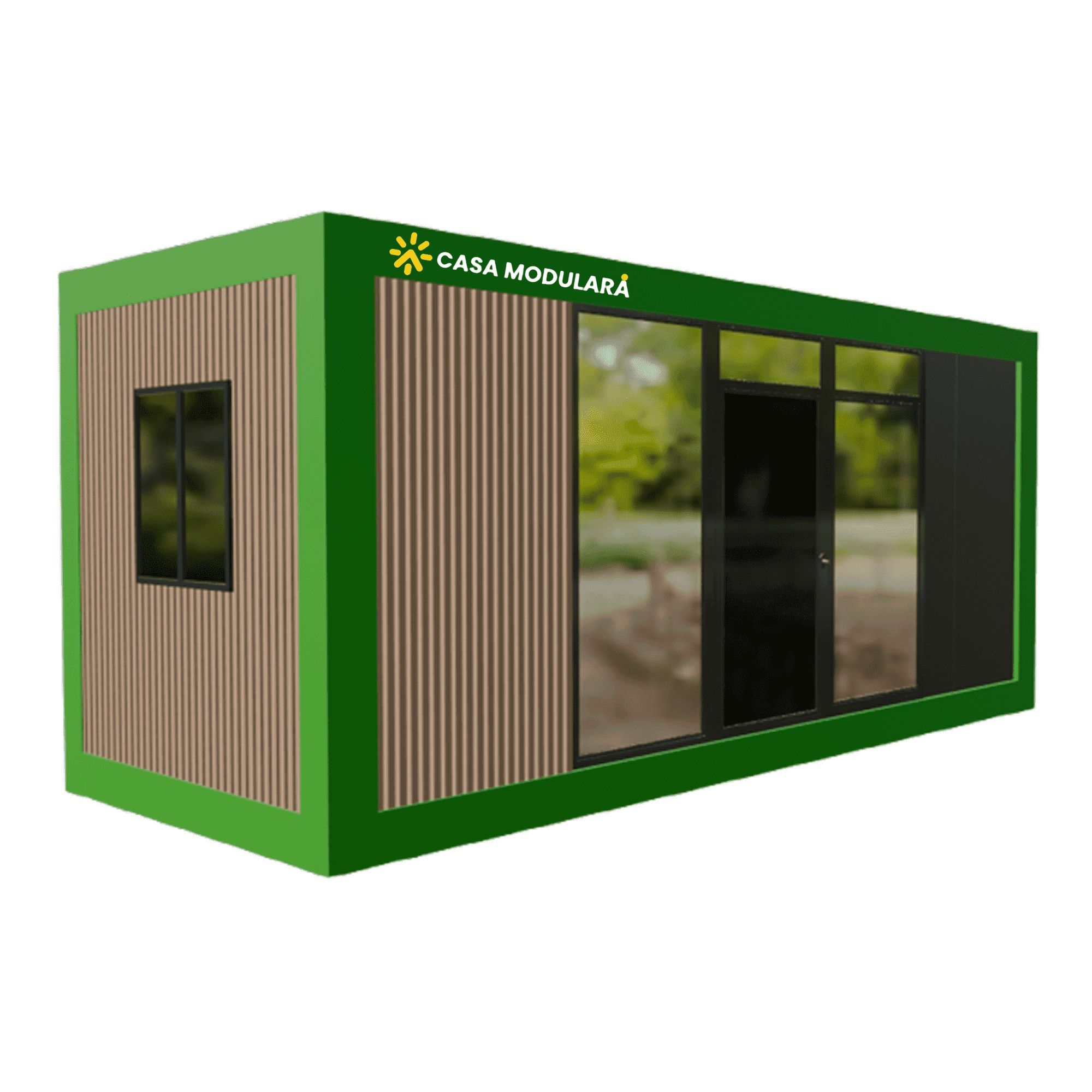 Containere tip birou sau magazin sau locuibil cu familia și case modul