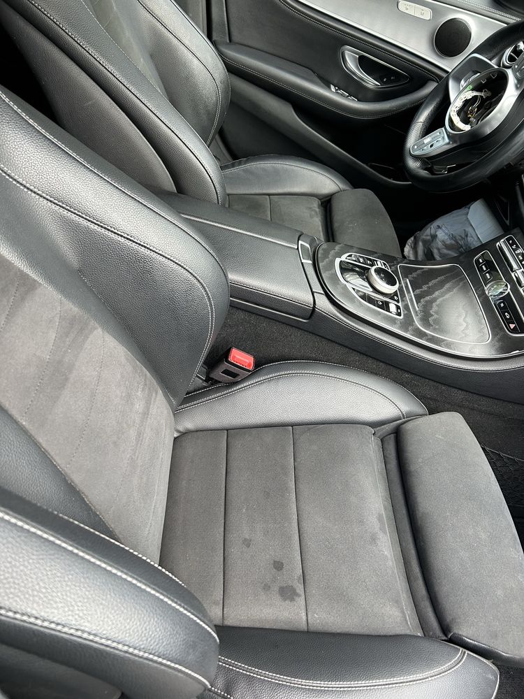 Plafon interior negru complet stâlpi, manere,parasolare Mercedes W213