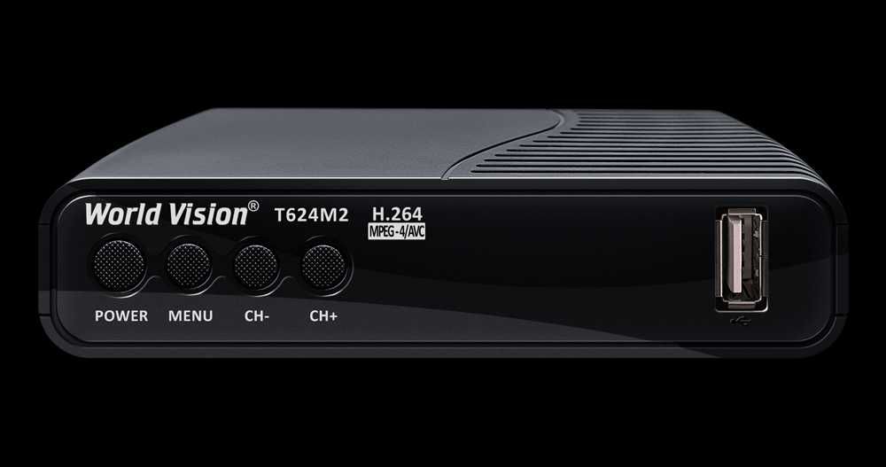 Декодер приемник за цифрова кабелна ТВ World Vision T624M2 DVB-T DVB-C