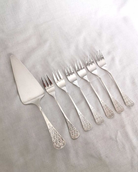 Tacamuri din argint masiv 925 Rosenthal pentru desert