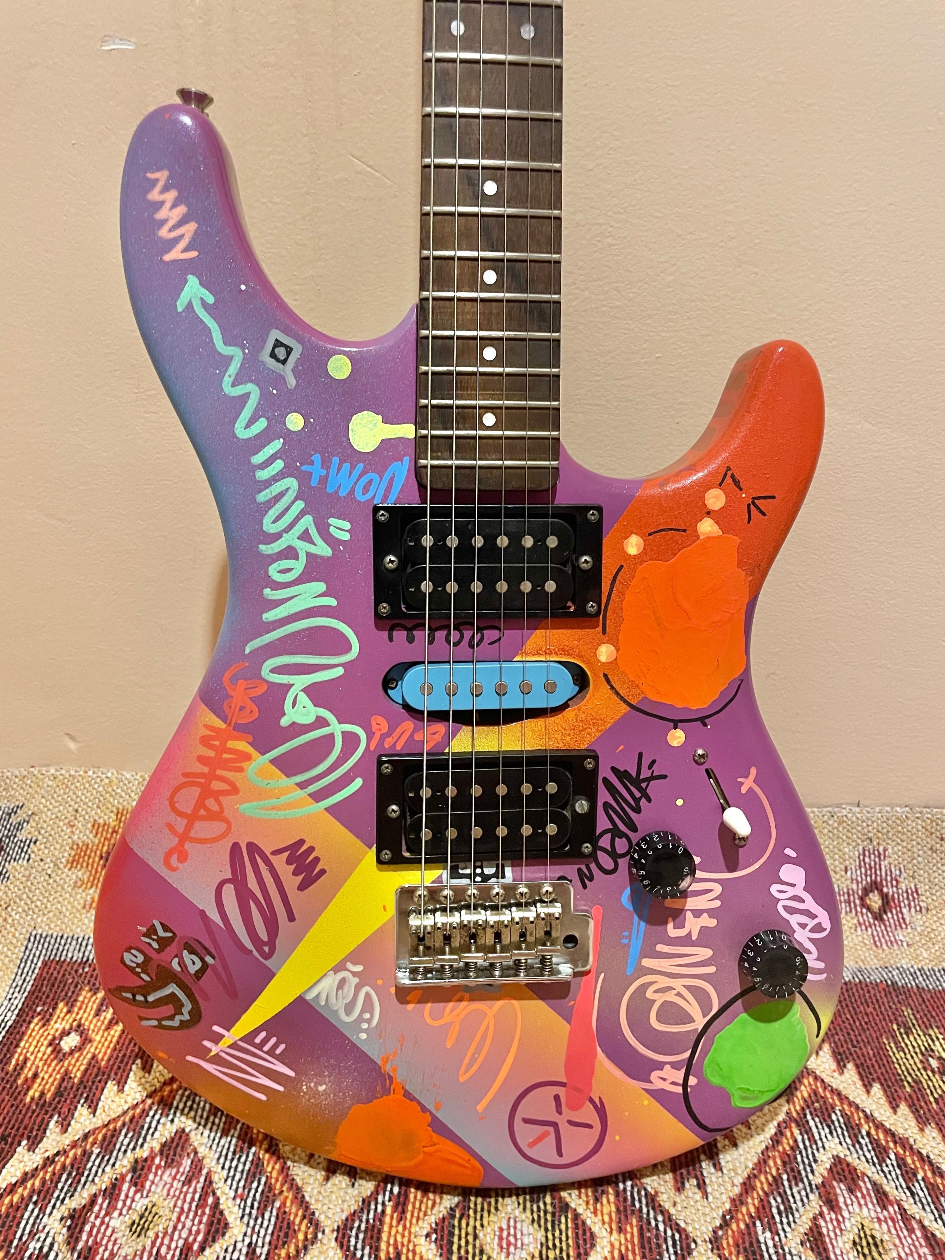 Chitara Electrica Handpainted