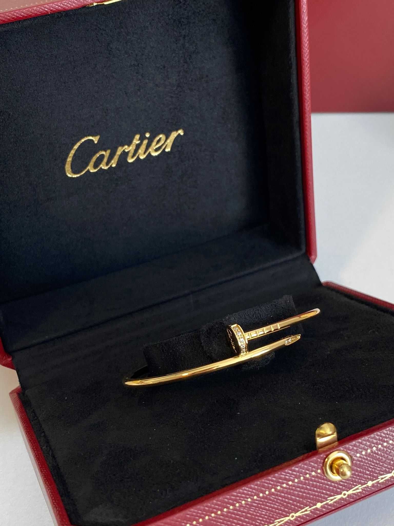 Brățară Cartier Juste un Clou Small 15 Gold 24K diamond cu cutie