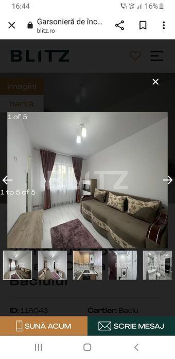 Schimb garsoniera în Cluj 21mp cu garsoniera 28mp plus diferența