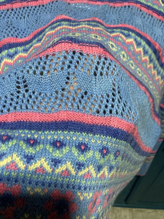 Cardigan dama cu lana multicolor