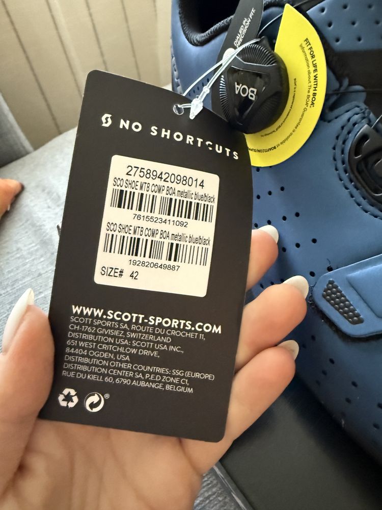 Нови обувки Scott MTB Comp BOA 42номер