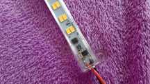 Bandă LED rigidă, 220V, merge fără transformator,11 W,1m lumină caldă