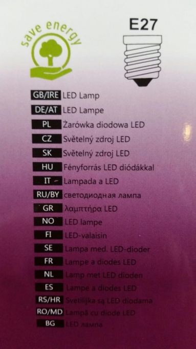 Becuri LED FOTON 10 W/fasung E 27 (normal) - NOU - 10 LEI/buc