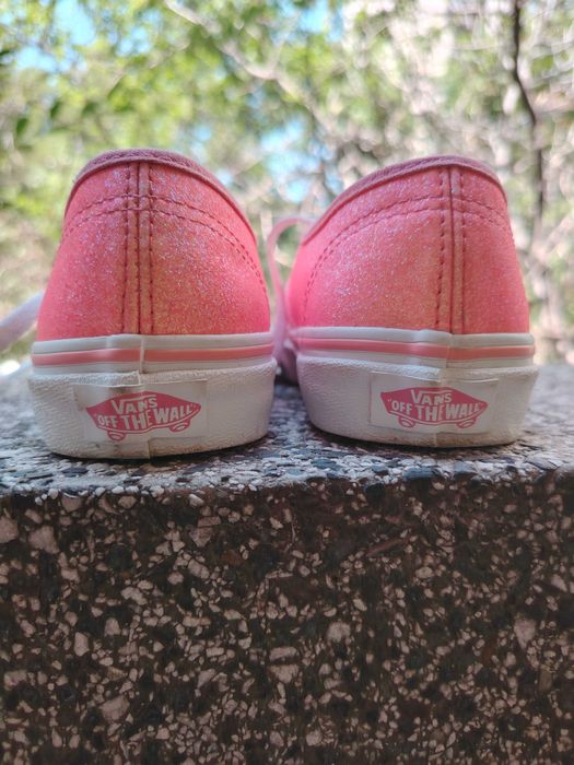 Нови детски блестящи гуменки Vans номер 34
