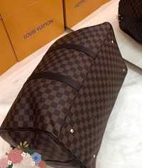 Geanta voiaj Louis Vuitton new model unisex, saculet, etichetă