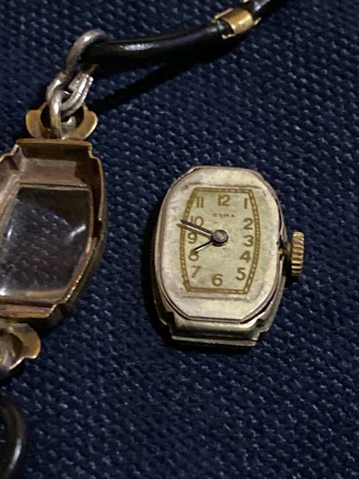 Швейцарски часовник CYMA с естествени диаманти