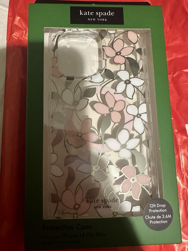 Kate Spade iphone 14 pro max mag safe case нов оригинален