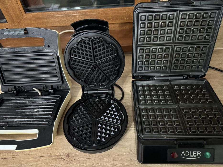 Aparat gofre + forma prajituri + sandvich maker