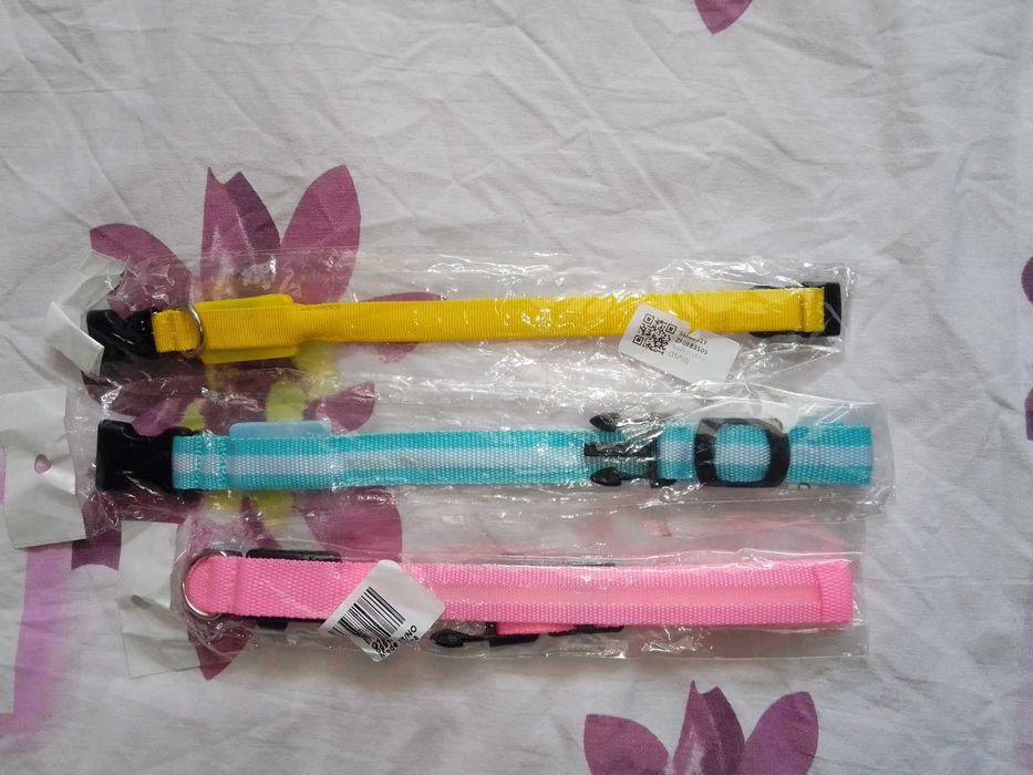 Светещи LED нашийници, размери ХS,S,M,L,XL