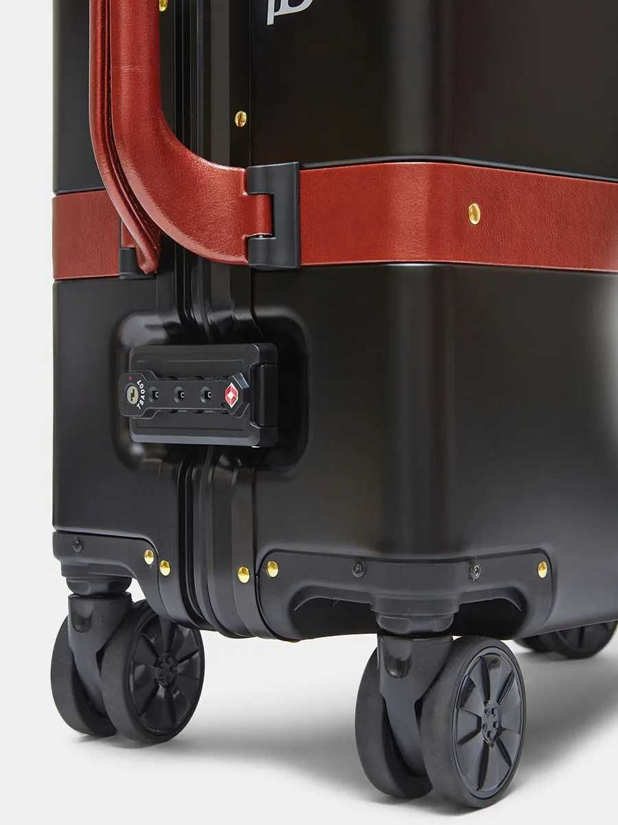 Дорожный чемодан сумка/ручная кладь/цвет черный и темно-бордовый