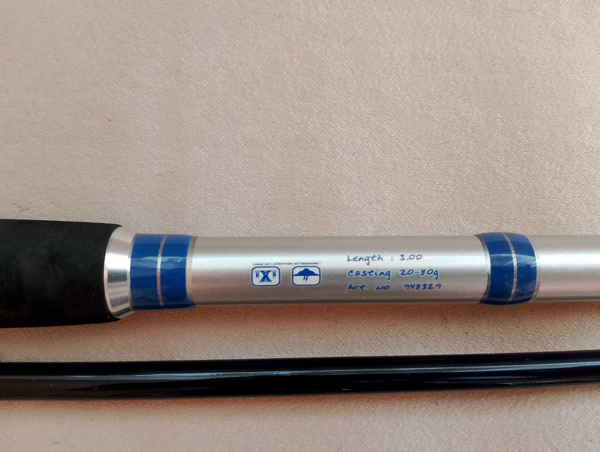 продавам спининг въдица за тролене mediterraneo inline 20-80g. 3m.