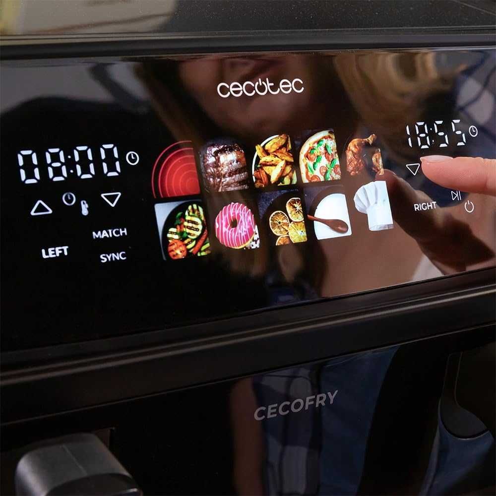 Фритюрник с горещ въздух Cecotec Cecofry&Grill Duoheat 10000 10L