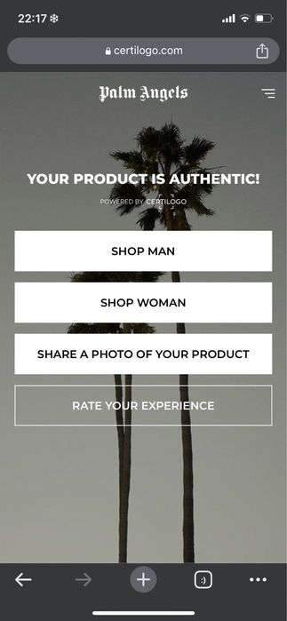 Bluza palm angels noua