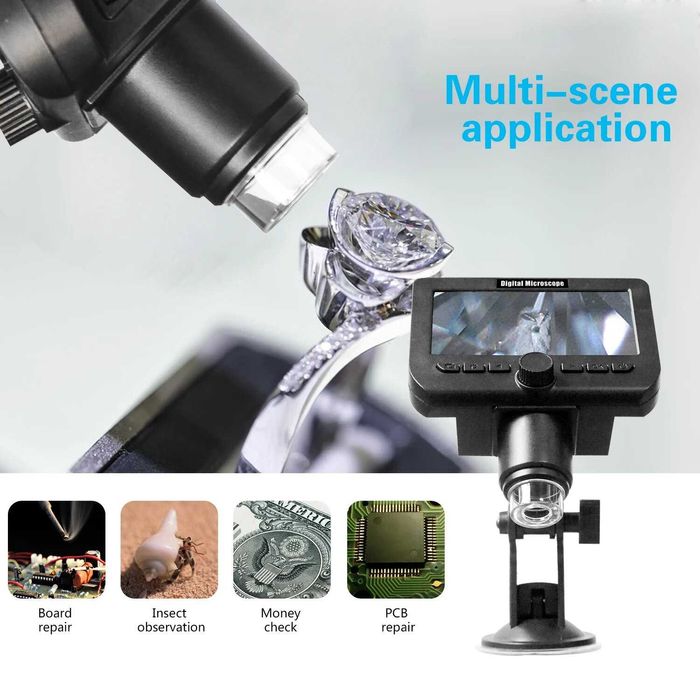 Microscop wifi ecran LCD inregistrare
