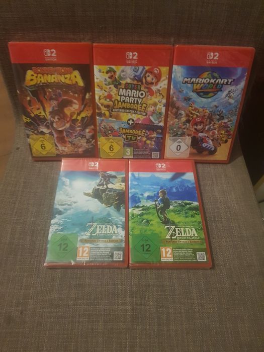 Sigilate Bananza & Jamboree & Mariokartworld & Zelda switch 2