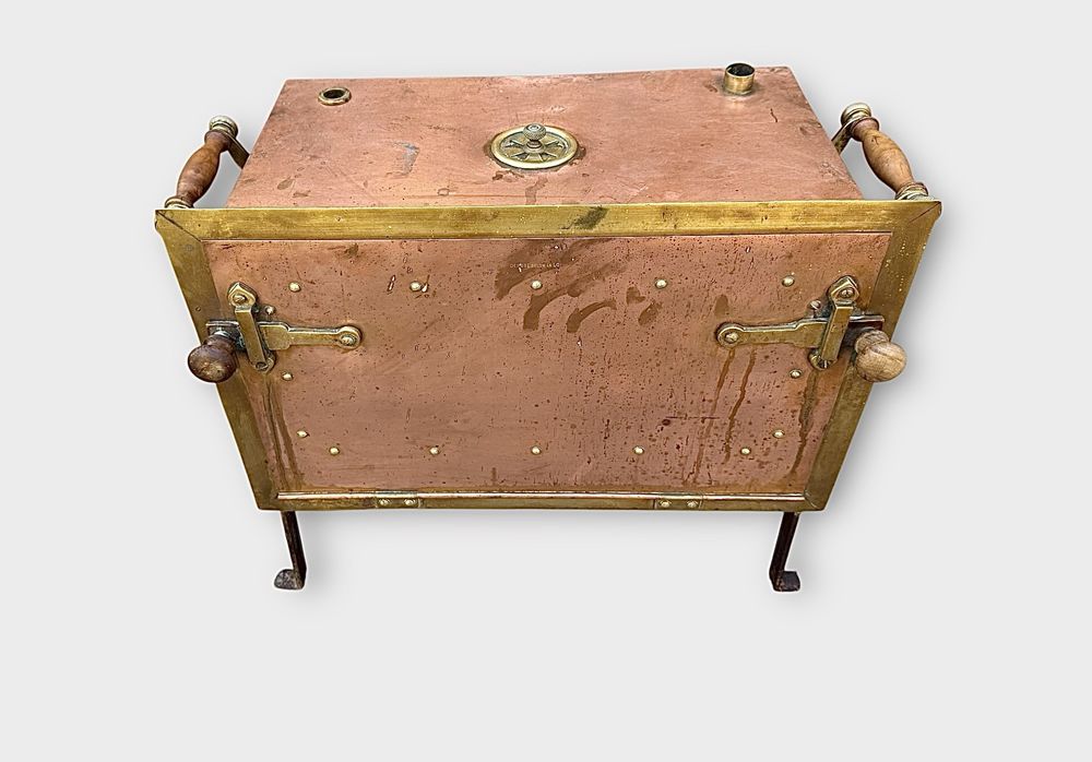 Sterilizator medical vechi cupru și alamă design inedit