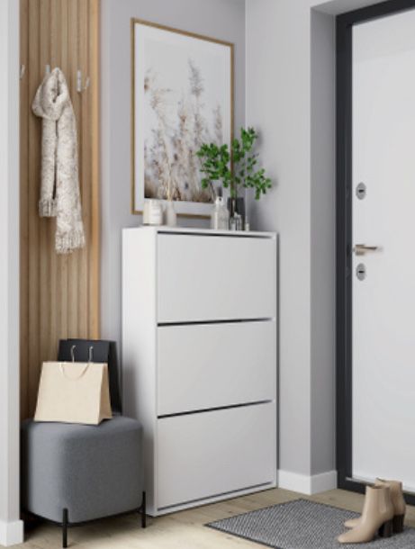Акция!Тумба обувница в шкаф Обувница в прихожую БЕЛАЯ  ДОСТАВКА АСТАНА