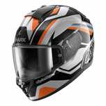ТОП ЦЕНА Каска за мотор SHARK RIDILL2 APEX Black/Gray , вградени очила