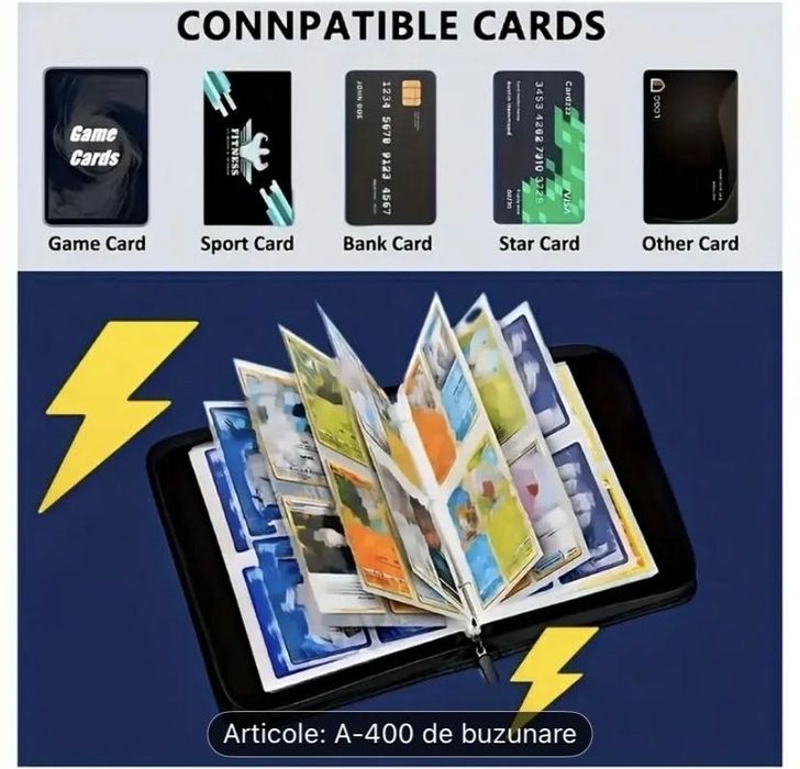 Album YU-GI-OH 400 buzunare