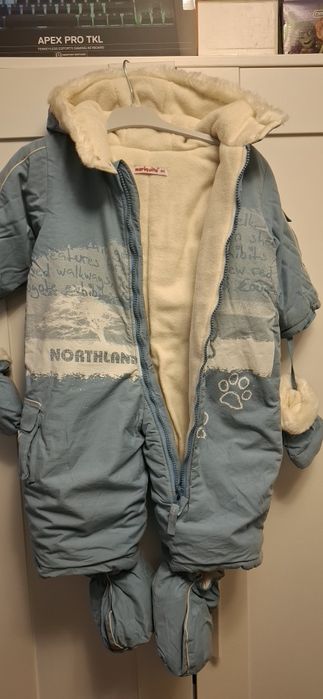 Salopeta groasa iarna bebe 6-9 luni