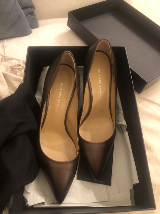 Pantofi brand Giuseppe Zanotti ciocolate