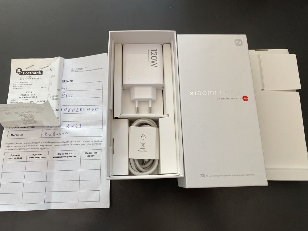 Продавам Xiaomi 13T Pro 512/12GB