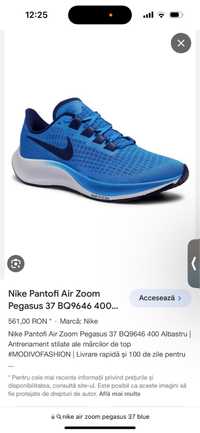 Adidasi Nike Air Zoom Pegasus noi nr 45,5