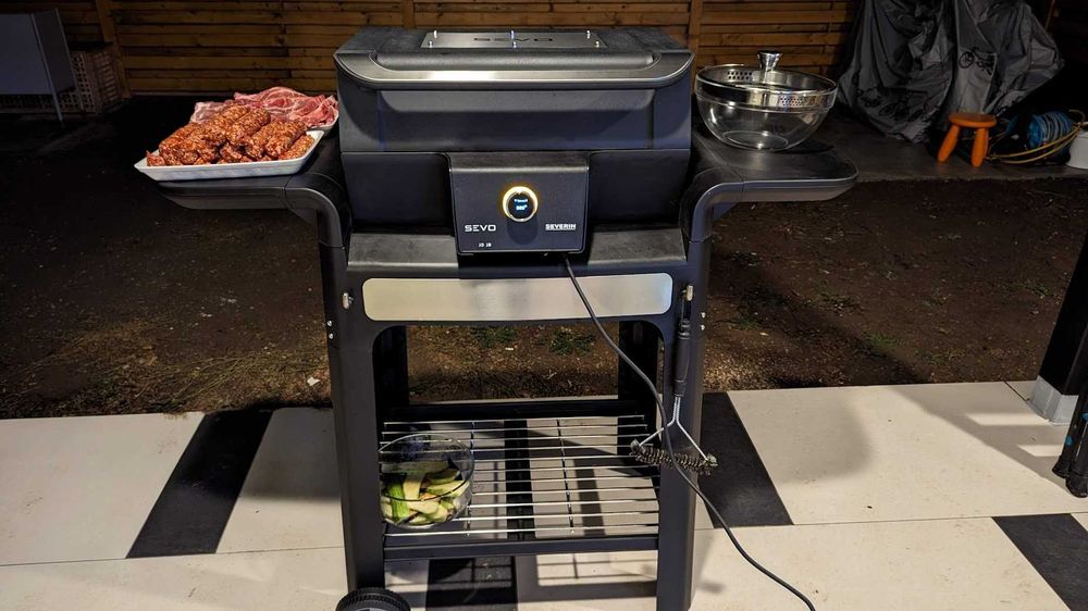 Gratar electric Severin PG 8139 SMART cu rezistenta electrica defecta