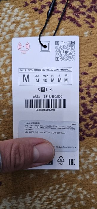 Зимняя Куртка Zara Оригинальная