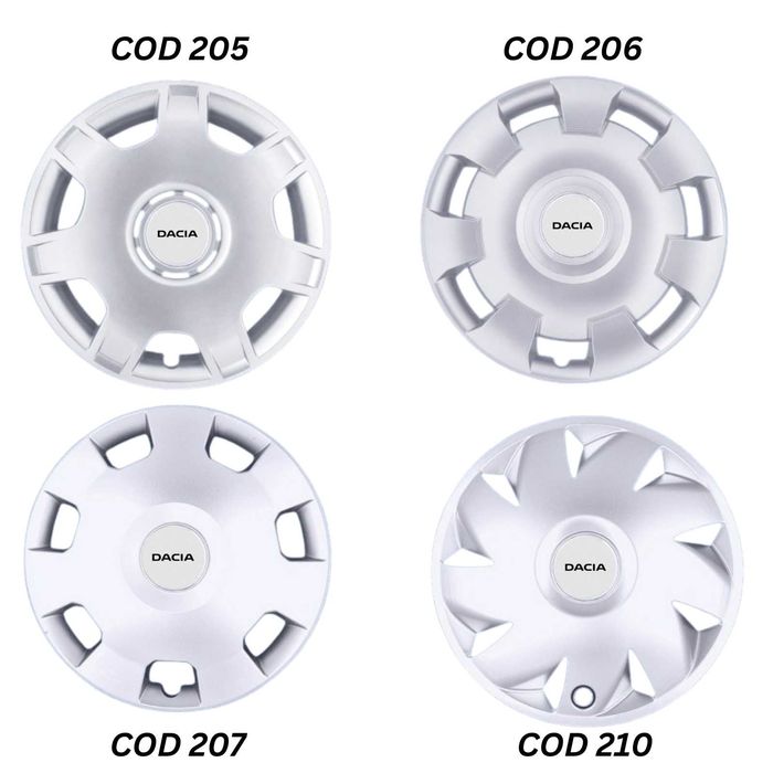 Capace roti R14 Dacia diverse modele, pentru jante de tabla