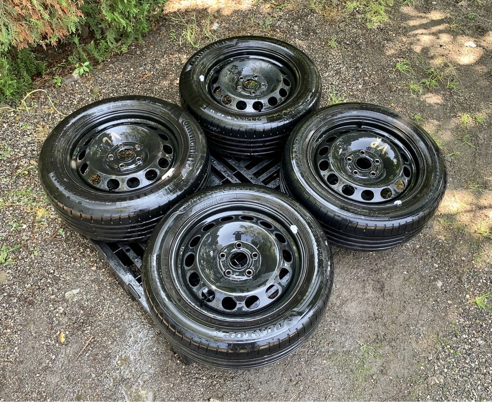 4бр.Оригинални джанти 16" ET50+ГУМИ 205/55/16 за Vw,Audi,Seat,Skoda