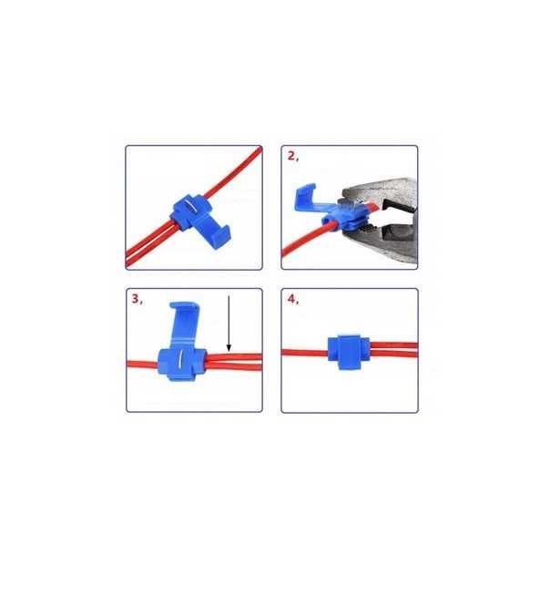 CONECTOR 2 Fire Spliter Cablu Ramificatie Cablu Imbinare Cuplare Cablu