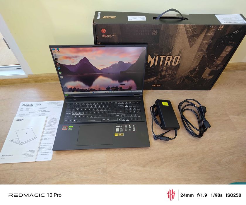 Ryzen AI 9 365/RTX 5070 8GB GDDR7/32GB RAM/1TB SSD/Acer Nitro 18 AI