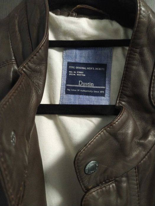 Jacheta/ geaca/ parka maron -ciocolate din piele de mieluț.