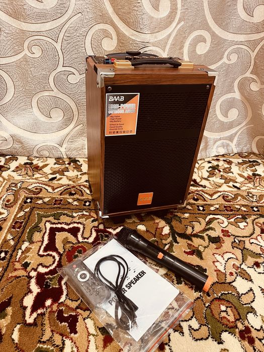 Продам колонку с микрофоном